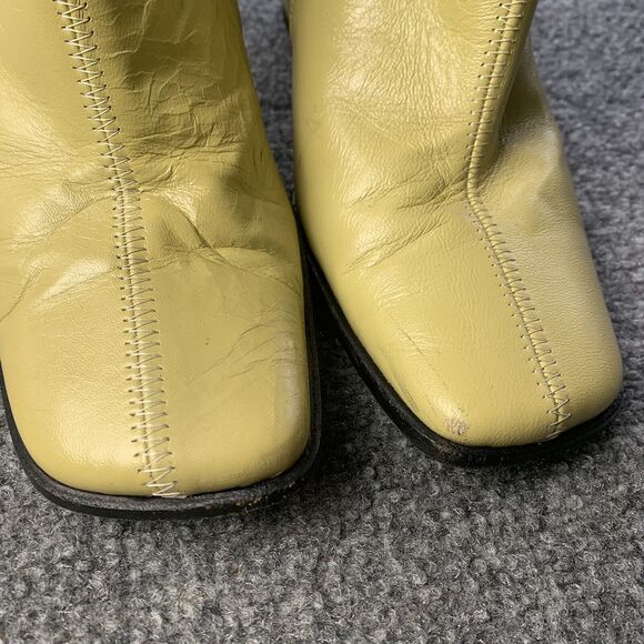 BY FAR Leather Boots High Heel Side Zip Mid Calf Made Portugal Size 40 EU / 9 US - Picture 14 of 14